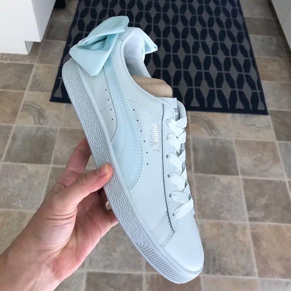 PUMA Bow Leather Sneakers - Picture 7 of 8